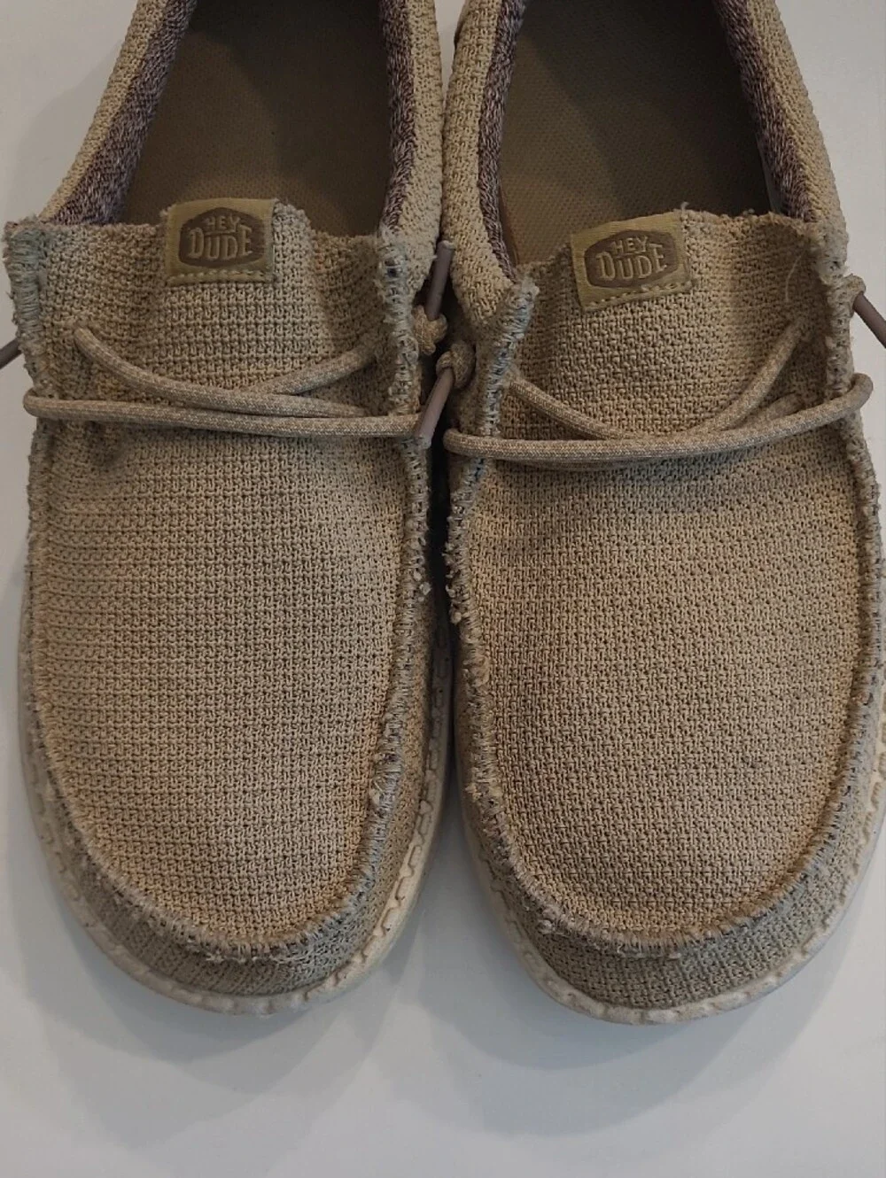 Hey Dude Wally Sport Mesh Boat Shoe Low-Top Loafer Slip-On Moccasin Sneakers